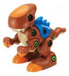 Dumel Discovery, zabawka edukacyjna, rozkręcony Dino brązowy, 43527