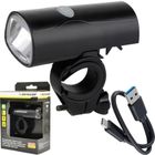 Dunlop, lampka rowerowa przednia, LED USB-C, 2 tryby