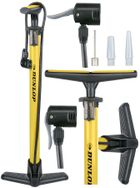 Dunlop, pompka warsztatowo rowerowa, 174 psi, 12 bar, żółta