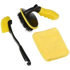 Dunlop, zestaw do czyszczenia roweru, 2 szczotki, ściereczka