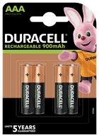 Duracell, akumulator, AAA 900 mAh, 4 szt.