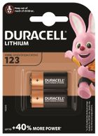 Duracell, bateria litowa, 123, 2 szt.