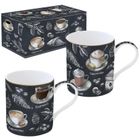 Easy Life, kubek porcelanowy w ozdobnym pudełku, 350 ml, 2 szt.