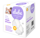 Ebebe, ultra cienkie wkładki laktacyjne, białe, 60 szt.