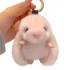 Ecarla, brelok, króliczek puchaty, różowy