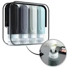 Ecarla, zestaw silikonowych pojemniczków podróżnych, 90 ml, 4 szt.