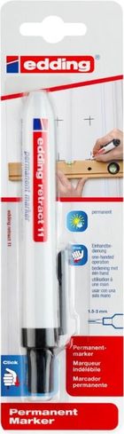 Edding, marker permanentny automatyczny, 1,5-3 mm, czarny, 1 szt.