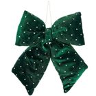 Edelman, Mica, kokarda dekoracyjna, zielona, 20-23 cm