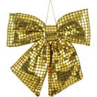 Edelman, Mica, kokarda dekoracyjna, złota, 30-34 cm