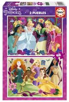 Educa, Księżniczki Disneya, puzzle, 2-48 elementów