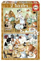 Educa, Leśne opowieści, puzzle, 2-48 elementów