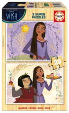 Educa, Życzenie, puzzle drewniane, 2-25 elementów