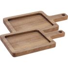 Eh Excellent Houseware, deska do serwowania z drewna akacji, 2 szt.