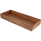 eh Excellent Houseware, Hedo, drewniany organizer na biurko do szuflady, 37,5-15-5 cm