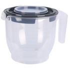 eh Excellent Houseware, miska do miksowania z uchwytem i pokrywką, 2,2 l