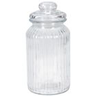 eh Excellent Houseware, prążkowany słoik ze szczelną pokrywką, 1000 ml