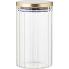 Eh Excellent Houseware, szklany słoik ze złotą pokrywką, 1000 ml