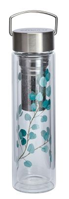 Eigenart, FlowTea, butelka z podwójną ścianką i zaparzaczem, Trees, 350 ml