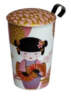 Eigenart, TeaEve, kubek z zaparzaczem, Little Geisha, Rose, 350 ml