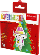 Elf. Kolorowanka 3D. Mini Cubehead Christmas