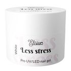 Elisium, Less Stress Builder Gel, żel budujący, White, 40 ml