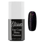 Elisium, Top Coat Shiny, top do lakierów hybrydowych, Famous, 9g