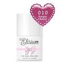 Elisium, UV Gel Polish, lakier hybrydowy, 010 Purple Cherry, 8 ml