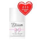 Elisium, UV Gel Polish, lakier hybrydowy, 033 Original Red, 8 ml