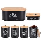 Elitehoff, chlebak z zestawem pojemników i maselniczką