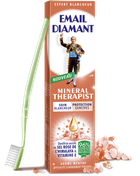 Email Diamant, Mineral Therapist, pasta do zębów wybielająca z witaminą E oraz solą himalajską, 75 ml