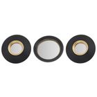 Emako, Dem, zestaw okrągłych luster w czarnych ramach, 25,5 cm, 3 szt.