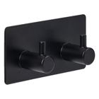 Emako, Stiky, haczyk samoprzylepny + 2 uchwyty, stal nierdzewna, 9-2,8-4,5 cm