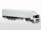 Emek, Volvo FH Globetrotter, ciągnik siodłowy z naczepą, model, biały