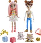 Enchantimals, Royal Braylee & Bannon, zestaw 2 figurek z akcesoriami