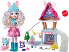 Enchantimals, Zimowa chatka, zestaw do zabawy z lalką, figurką i akcesoriami
