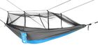 Enero Camp, hamak turystyczny, z moskitierą, 2 osobowy, niebieski, 270-140 cm