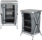 Enero Camp, szafa turystyczna z 3 półkami, składana, 60-51-98 cm