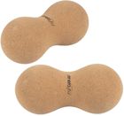 Enero, Fit, podwójna piłeczka do masażu, korkowa, 65-13 cm