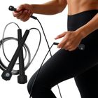 Enero Fit, skakanka szybkościowa, czarna, 285 cm