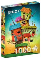 Enjoy, Bajkowe domy, puzzle, 1000 elementów