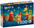 Enjoy, Kolorowe domy, puzzle, 1000 elementów