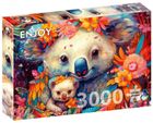 Enjoy, Misie koala, puzzle, 3000 elementów
