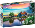 Enjoy, Wiejski dom w Niderlandach, puzzle, 1000 elementów