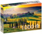Enjoy, Zachód słońca w Toskanii, Włochy, puzzle, 1000 elementów
