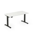 Entelo, Axio, biurko elektryczne regulowane, rozmiar 3-4, 120-60 cm, biały