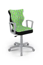 Entelo, Norm, krzesło biurowe z podłokietnikami, wzrost 159-188 cm, piłki