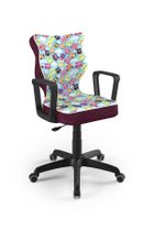 Entelo, Norm, krzesło biurowe z podłokietnikami, wzrost 159-188 cm, sowy