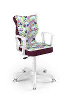 Entelo, Norm, krzesło młodzieżowe z podłokietnikami, wzrost 146-176,5 cm, sowy