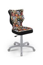 Entelo, Petit, krzesło biurowe, rozmiar 6, wzrost 159-188 cm, czarne