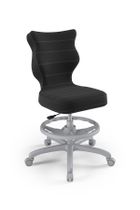 Entelo, Petit, krzesło biurowe z podnóżkiem, wzrost 159-188 cm, antracytowe